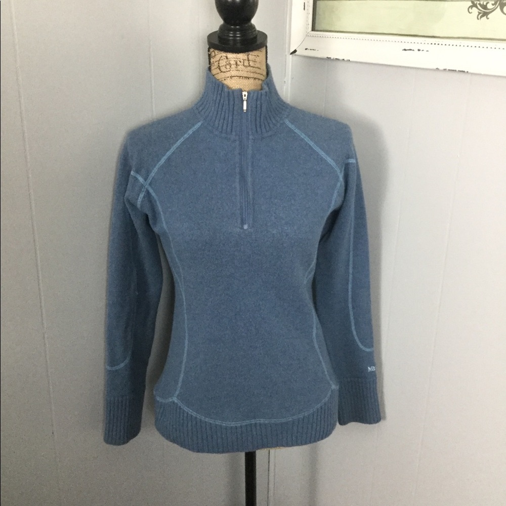 🌟Marmot Medium Blue wool turtleneck sweater
